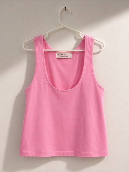 Altar'd State Tops - Altar’d State Unlimited Women’s Pink Tank Top Sleeveless Scoop Neck M/L